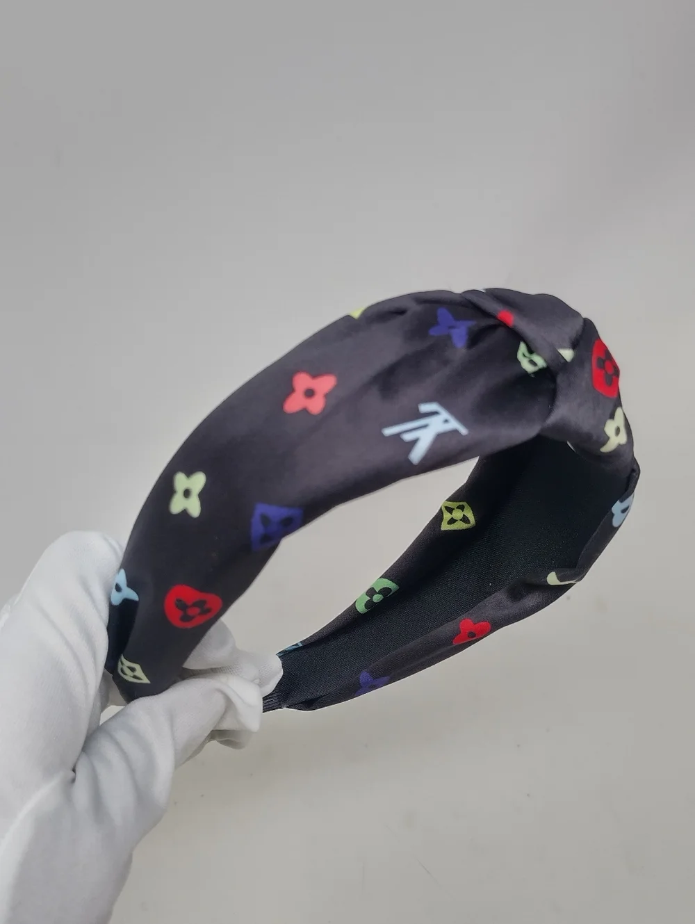 LV Logo Knot Headband